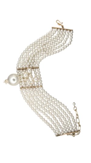 ΓΥΝΑΙΚΕΙΟ ΚΟΛΙΕ CHOKER ΜΕ ΜΙΚΡΕΣ ΠΕΡΛΕΣ ΚΑΙ ΛΕΠΤΗ ΑΛΥΣΙΔΑ