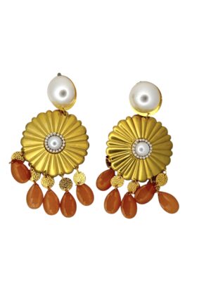 ΧΡΥΣΑ ΚΡΕΜΑΣΤΑ ΣΚΟΥΛΑΡΙΚΙΑ ΑΤΣΑΛΙΝΑ ΜΕ ΠΕΡΛΕΣ