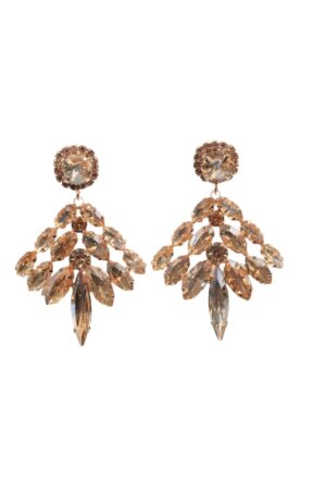 ΣΚΟΥΛΑΡΙΚΙΑ CHANDELIER DOUBLETROUBLE ΜΕ ΣΤΡΑΣ ΣΑΜΠΑΝΙ