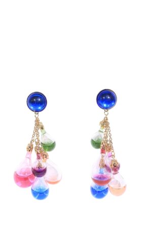 ΣΚΟΥΛΑΡΙΚΙΑ DOUBLETROUBLE ΜΕ ΓΥΑΛΙΝΕΣ ΣΤΑΓΟΝΕΣ MULTICOLOR & ΑΛΥΣΙΔΑ