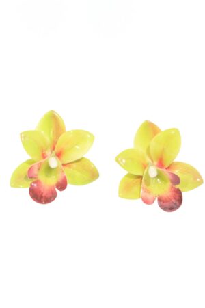 FLORAL ΓΥΝΑΙΚΕΙΑ ΣΚΟΥΛΑΡΙΚΙΑ ΜΕ ΣΜΑΛΤΩΜΕΝΗ ΟΨΗ DOUBLETROUBLE ΚΙΤΡΙΝΑ