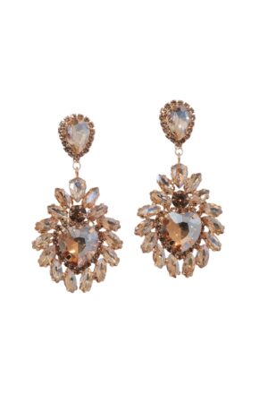 DOUBLETROUBLE ORNATE CRYSTAL DROP ΣΚΟΥΛΑΡΙΚΙΑ ΣΑΜΠΑΝΙ