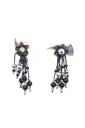 DOUBLETROUBLE DISC TASSEL ΣΚΟΥΛΑΡΙΚΙΑ ΜΕ ΧΆΝΤΡΕΣ ΜΑΥΡΟ