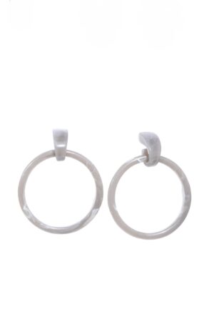 DOUBLETROUBLE MARBLE HOOP ΣΚΟΥΛΑΡΙΚΙΑ ΜΕ ΡΗΤΙΝΏΔΗ ΥΦΉ ΛΕΥΚΟ