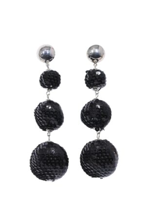 SEQUIN BALL DOUBLETROUBLE ΓΥΝΑΙΚΕΙΑ ΣΚΟΥΛΑΡΙΚΙΑ ΜΕ ΠΑΓΙΈΤΕΣ ΜΑΥΡΟ