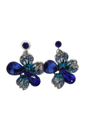 ΣΚΟΥΛΑΡΙΚΙΑ ΜΠΛΕ ΚΑΙ ΑΣΗΜΙ FLORAL DOUBLETROUBLE